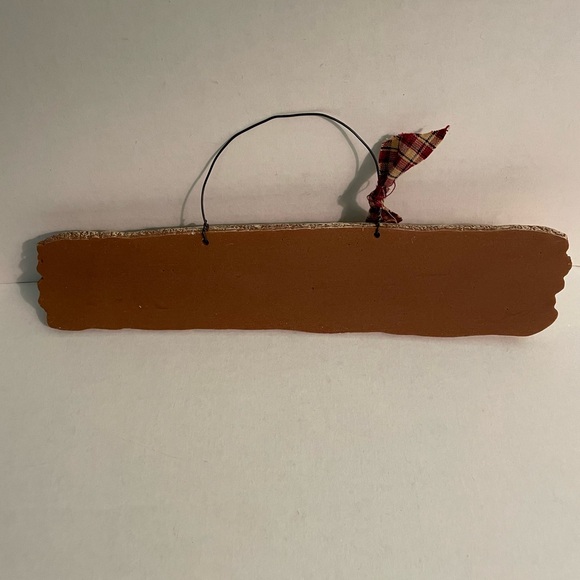 Primitive/Home Sweet Home decor plaque.  Cottage/Farmhouse/Primitive/Americana - Picture 4 of 5